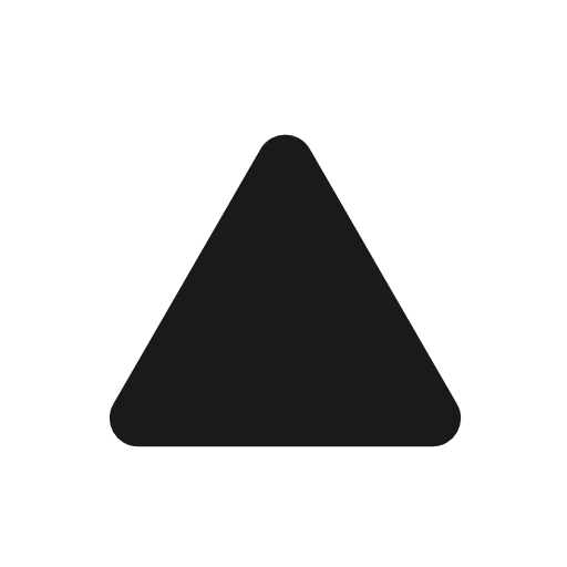 Triangle bold icon, bold style, from Glyphs