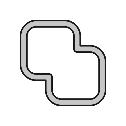 Union outline icon, outline style, from Glyphs