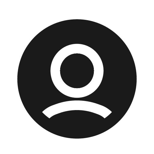 User circle bold icon, bold style, from Glyphs