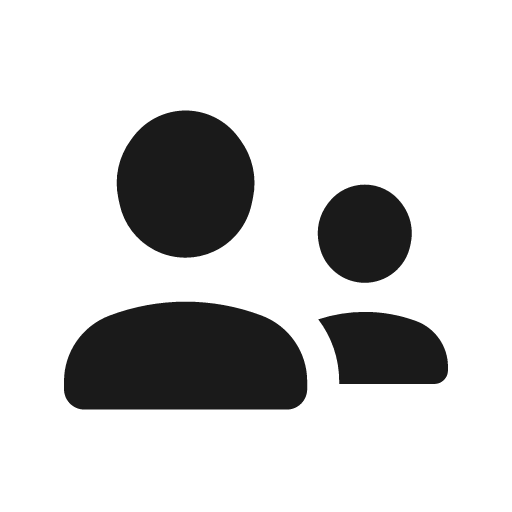 Users 1 bold icon, bold style, from Glyphs