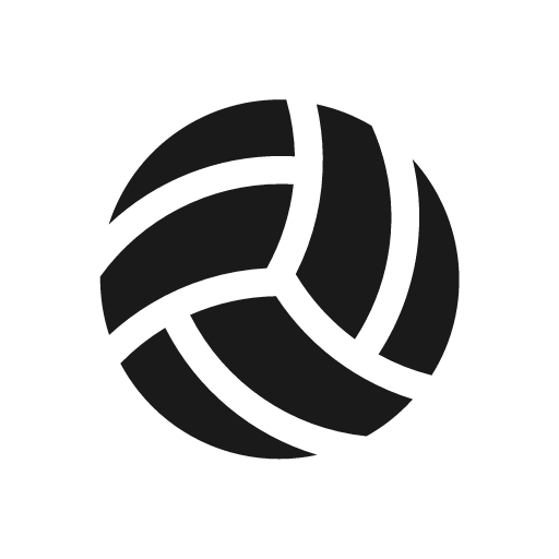 Volleyball bold icon, bold style, from Glyphs