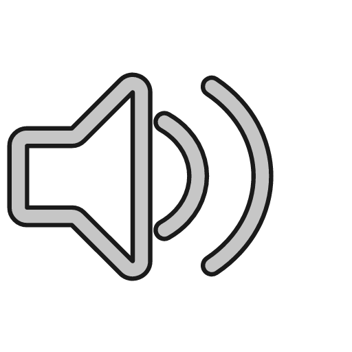 Volume 2 outline icon, outline style, from Glyphs