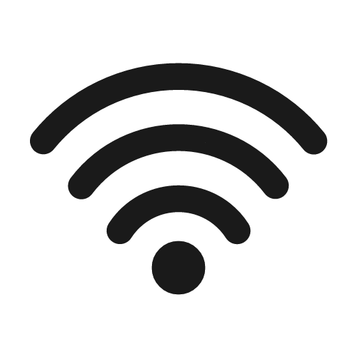 Wifi bold icon, bold style, from Glyphs