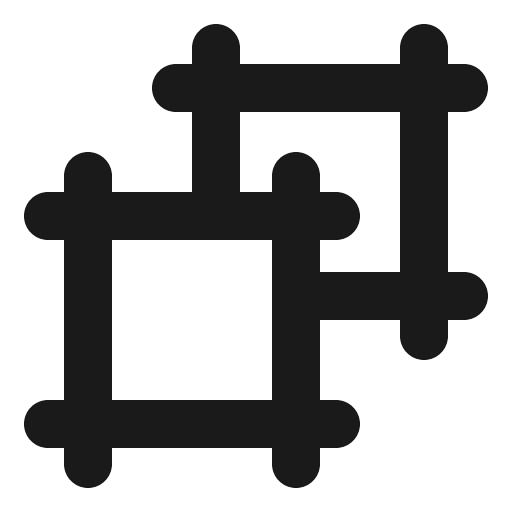 Frames icon, solid style, from Gravity UI Icons