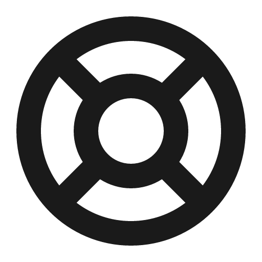 Life ring icon, solid style, from Gravity UI Icons