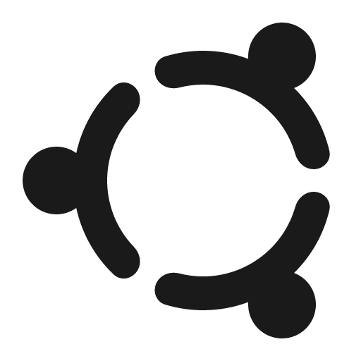 Logo ubuntu icon, solid style, from Gravity UI Icons
