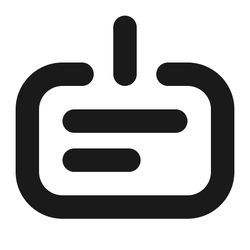 Office badge icon, solid style, from Gravity UI Icons