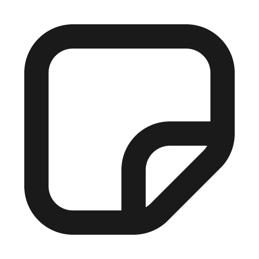 Sticker icon, solid style, from Gravity UI Icons