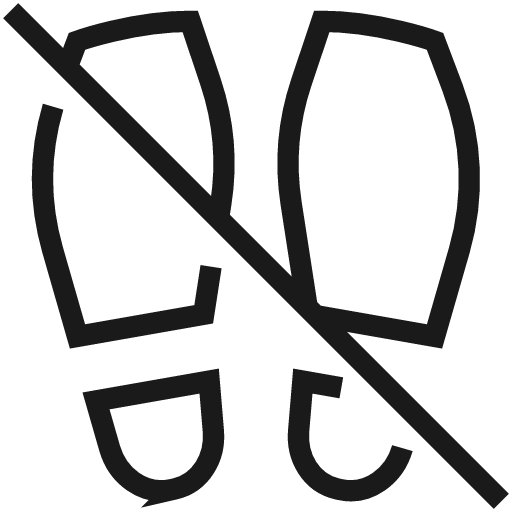 Do not stand here icon, line style, from Guidance