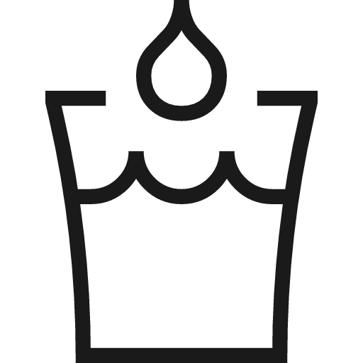 Drinking water icon, line style, from Guidance