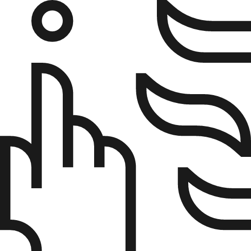 Fire alarm icon, line style, from Guidance