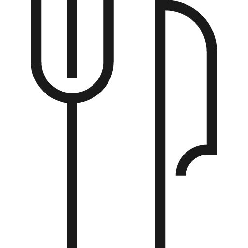 Restaurant icon, line style, from Guidance