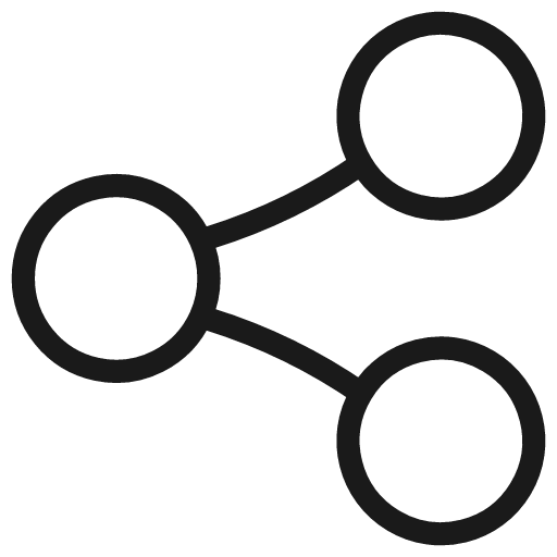 Share icon, line style, from Guidance