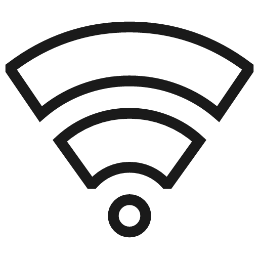 Wi fi icon, line style, from Guidance