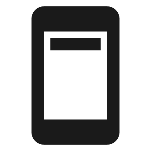 Baseline ad units icon, solid style, from Google Material Icons