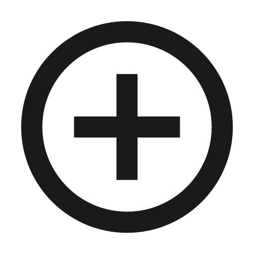 Baseline add circle outline icon, outline style, from Google Material Icons