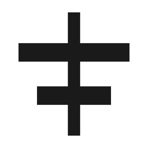 Baseline align horizontal center icon, solid style, from Google Material Icons