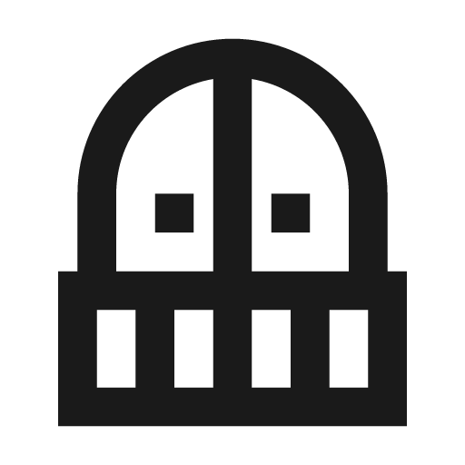 Baseline balcony icon, solid style, from Google Material Icons