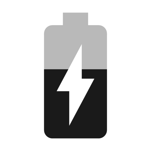 Baseline battery charging 60 icon, solid style, from Google Material Icons