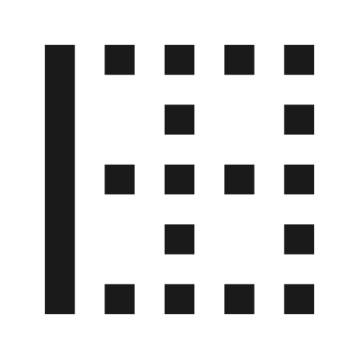 Baseline border left icon, solid style, from Google Material Icons