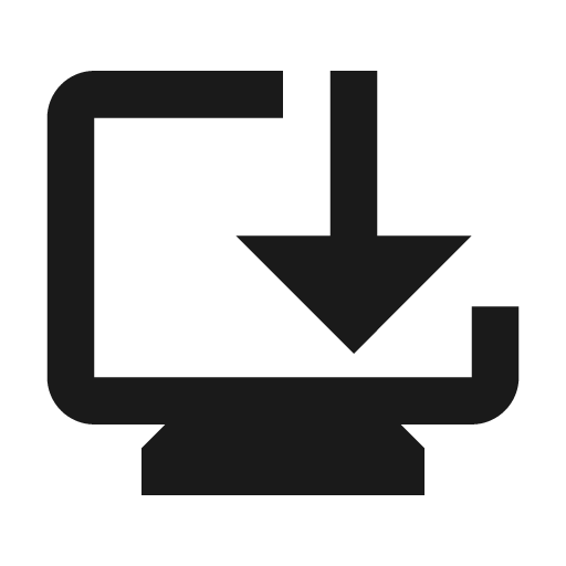 Baseline browser updated icon, solid style, from Google Material Icons
