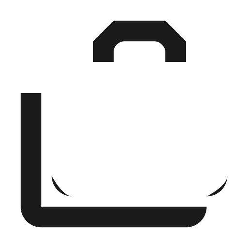 Baseline cases icon, solid style, from Google Material Icons
