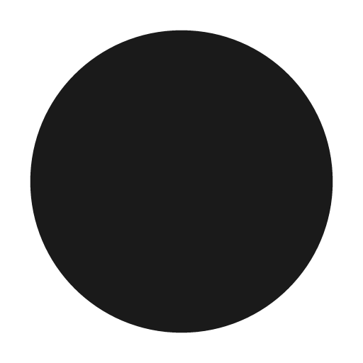 Baseline circle icon, solid style, from Google Material Icons