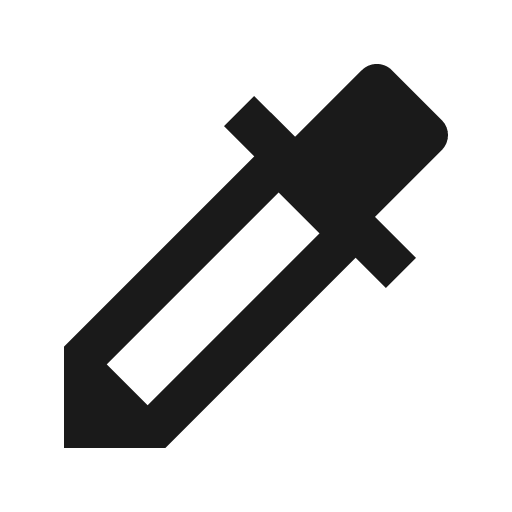 Baseline colorize icon, solid style, from Google Material Icons