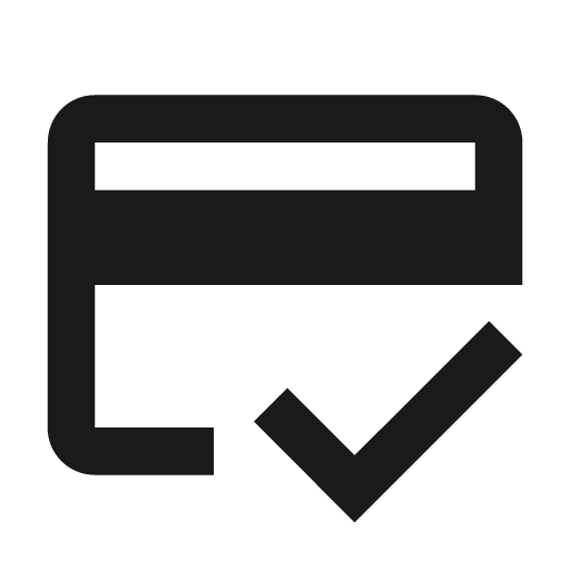 Baseline credit score icon, solid style, from Google Material Icons
