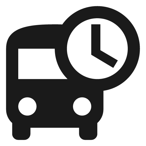 Baseline departure board icon, solid style, from Google Material Icons