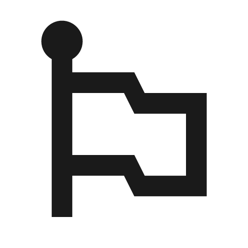 Baseline emoji flags icon, solid style, from Google Material Icons