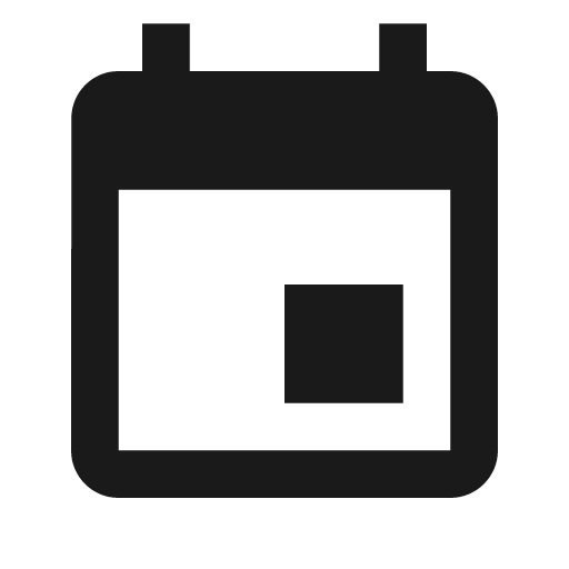 Baseline event icon, solid style, from Google Material Icons