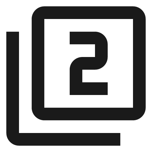 Baseline filter 2 icon, solid style, from Google Material Icons