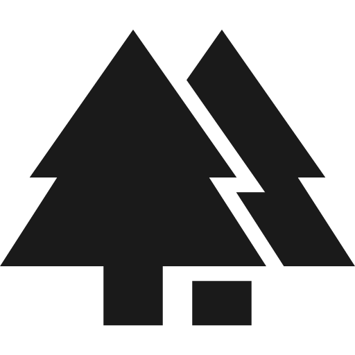 Baseline forest icon, solid style, from Google Material Icons