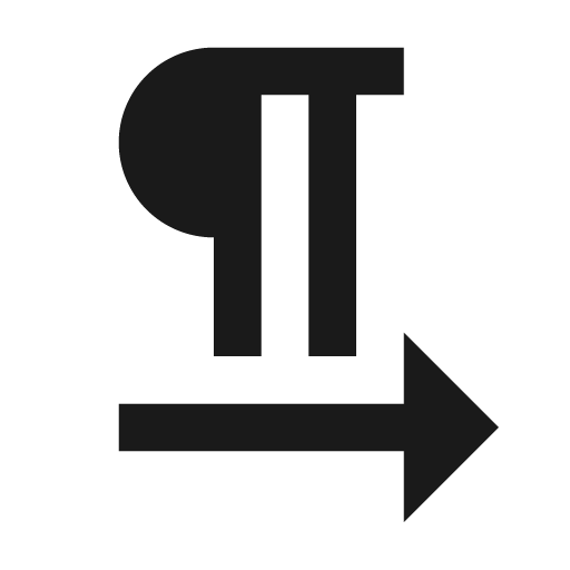 Baseline format textdirection l to r icon, solid style, from Google Material Icons