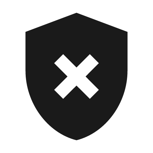 Baseline gpp bad icon, solid style, from Google Material Icons