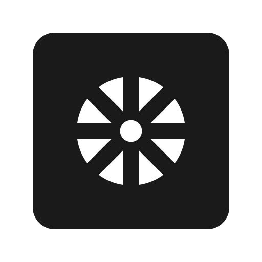 Baseline heat pump icon, solid style, from Google Material Icons