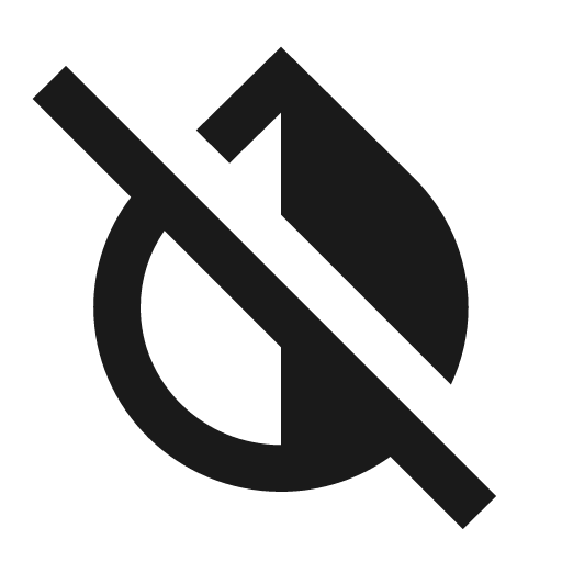 Baseline invert colors off icon, solid style, from Google Material Icons