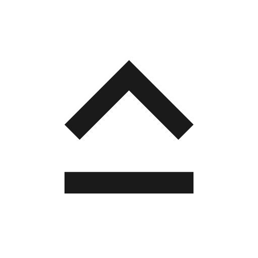 Baseline keyboard capslock icon, solid style, from Google Material Icons