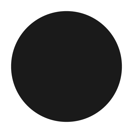 Baseline lens icon, solid style, from Google Material Icons