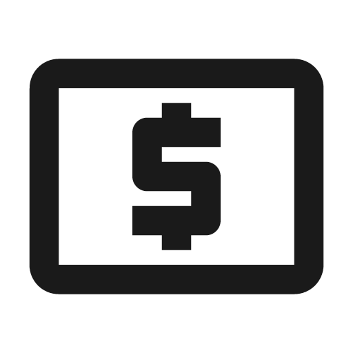 Baseline local atm icon, solid style, from Google Material Icons