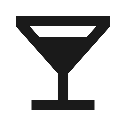 Baseline local bar icon, solid style, from Google Material Icons