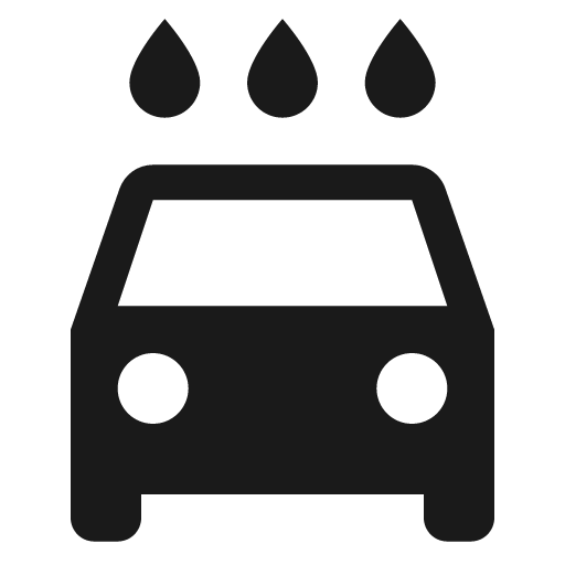 Baseline local car wash icon, solid style, from Google Material Icons
