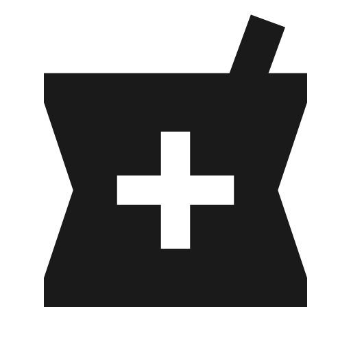 Baseline local pharmacy icon, solid style, from Google Material Icons
