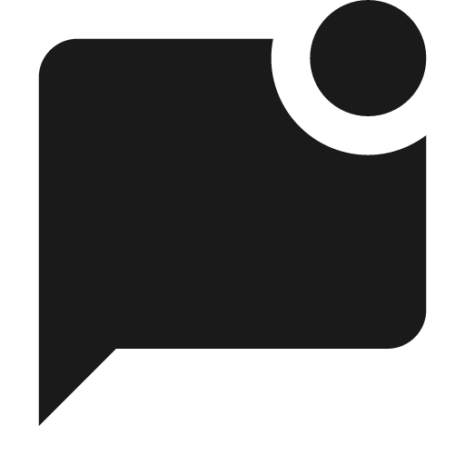 Baseline mark chat unread icon, solid style, from Google Material Icons