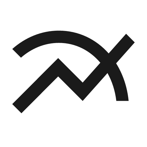 Baseline multiline chart icon, solid style, from Google Material Icons