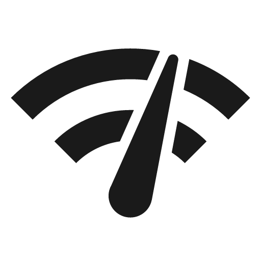 Baseline network check icon, solid style, from Google Material Icons