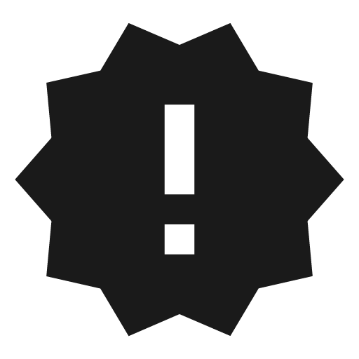 Baseline new releases icon, solid style, from Google Material Icons