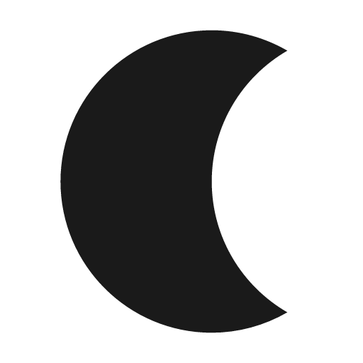 Baseline nightlight icon, solid style, from Google Material Icons