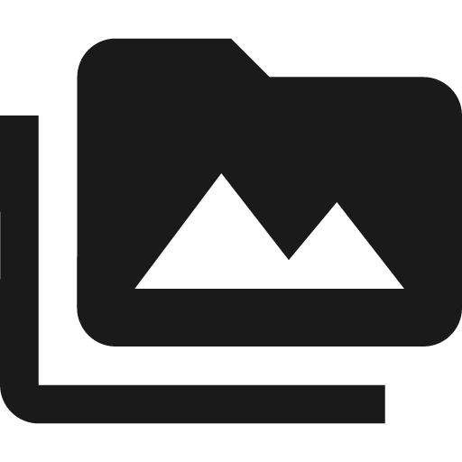 Baseline perm media icon, solid style, from Google Material Icons